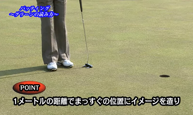 パッティング グリーンの読み方