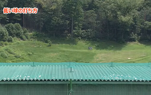 低い球の打ち方